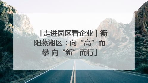 走进园区看企业｜衡阳蒸湘区：向“高”而攀 向“新”而行