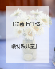 送教上门 情暖特殊儿童