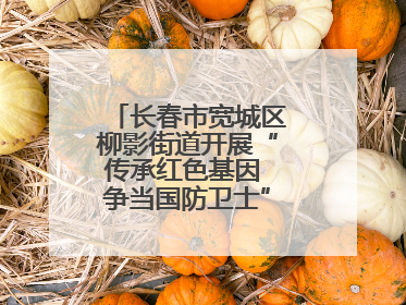 长春市宽城区柳影街道开展“传承红色基因 争当国防卫士”主题教育活动