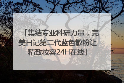 集结专业科研力量，完美日记第二代蓝色散粉让精致妆容24H在线