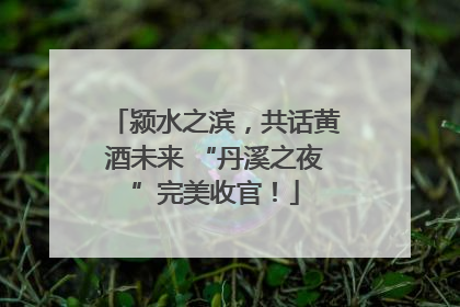 颍水之滨，共话黄酒未来 “丹溪之夜”完美收官！