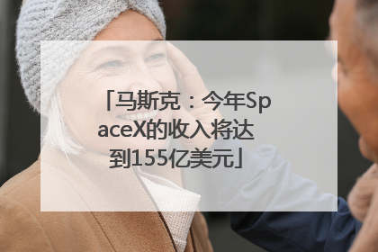 马斯克：今年SpaceX的收入将达到155亿美元