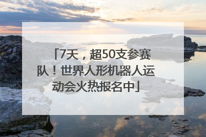 7天，超50支参赛队！世界人形机器人运动会火热报名中